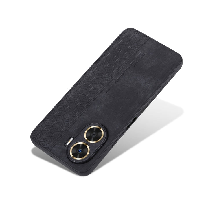 For Huawei Enjoy 60 AZNS 3D Embossed Skin Feel Phone Case(Black) by AZNS