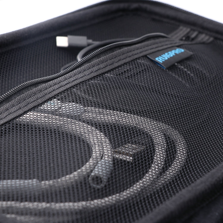 For GoPro HERO8 / 7 / 6 RUIGPRO Shockproof Waterproof Portable Case Box Size : 33.5cm x 24.7cm x 6.3cm(Black) by RUIGPRO