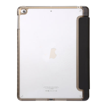 Clear Acrylic Leather Tablet Case For iPad Air 2 / Air / 9.7 2018 / 9.7 2017(Black) by bashfashion
