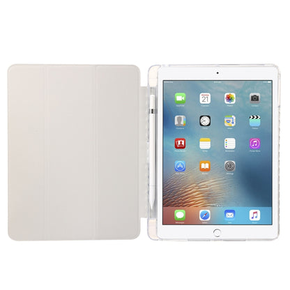 Clear Acrylic Leather Tablet Case For iPad Air 2 / Air / 9.7 2018 / 9.7 2017(Black) by bashfashion