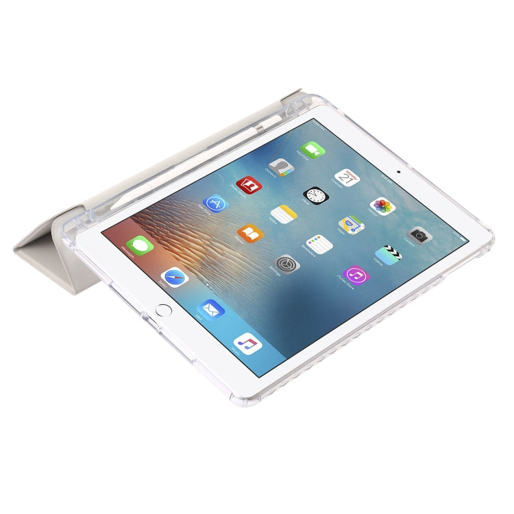 Clear Acrylic Leather Tablet Case For iPad Air 2 / Air / 9.7 2018 / 9.7 2017(Black) by bashfashion