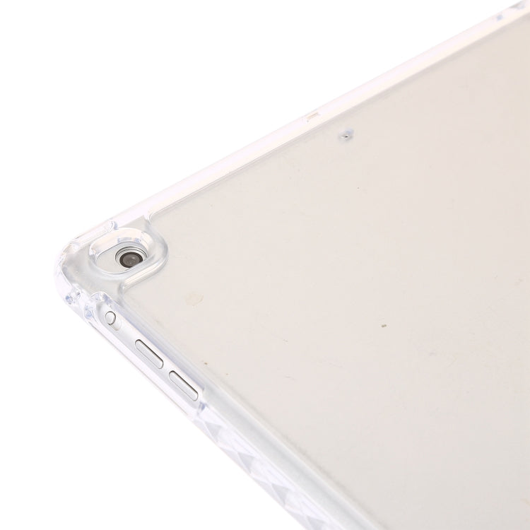 Clear Acrylic Leather Tablet Case For iPad Air 2 / Air / 9.7 2018 / 9.7 2017(Black) by bashfashion
