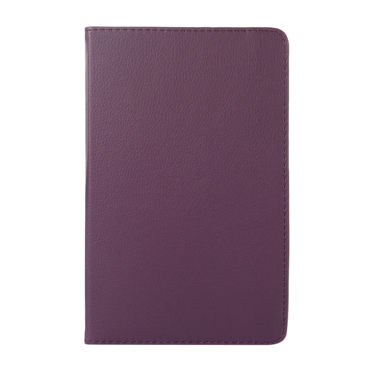For Lenovo Tab M9 360 Degree Rotation Litchi Texture Tablet Leather Case with Holder(Purple) by bashfashion