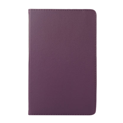 For Lenovo Tab M9 360 Degree Rotation Litchi Texture Tablet Leather Case with Holder(Purple) by bashfashion