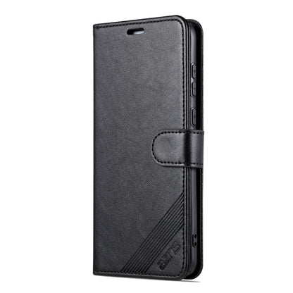 For Huawei P60 / P60 Pro AZNS Sheepskin Texture Flip Leather Phone Case(Black) by AZNS