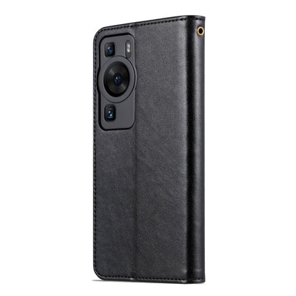 For Huawei P60 / P60 Pro AZNS Sheepskin Texture Flip Leather Phone Case(Black) by AZNS