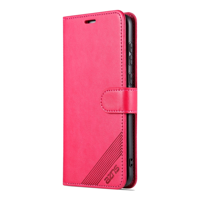 For Huawei P60 / P60 Pro AZNS Sheepskin Texture Flip Leather Phone Case(Red) by AZNS