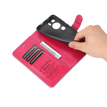 For Huawei P60 / P60 Pro AZNS Sheepskin Texture Flip Leather Phone Case(Red) by AZNS