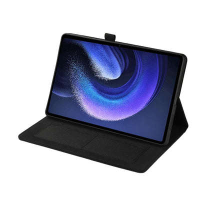 For Xiaomi Pad 6 / Pad 6 Pro Fabric Leather Tablet Case(Black) by bashfashion