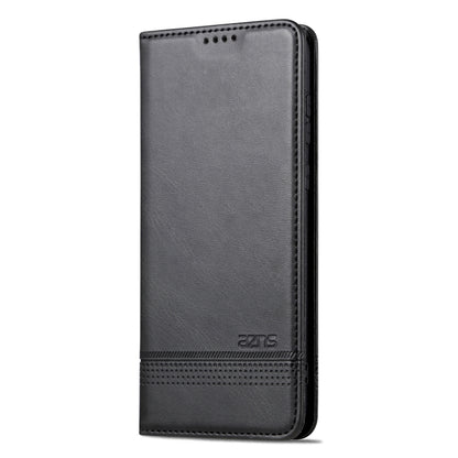 For Huawei P60 / P60 Pro AZNS Magnetic Calf Texture Flip Leather Phone Case(Black) by AZNS