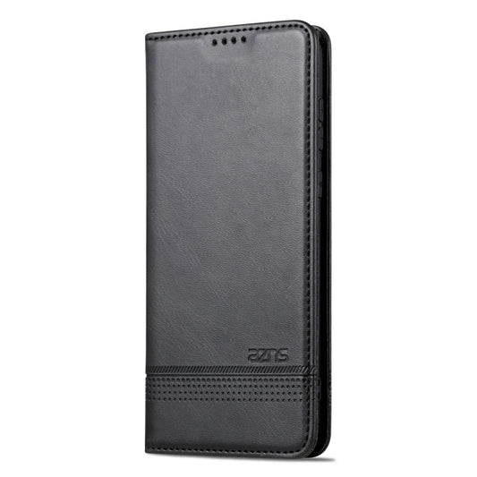 For Huawei P60 / P60 Pro AZNS Magnetic Calf Texture Flip Leather Phone Case(Black) by AZNS