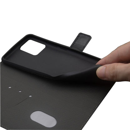 For Motorola Moto G Play 2023 idewei Two-color Splicing Leather Phone Case(Black) by idewei