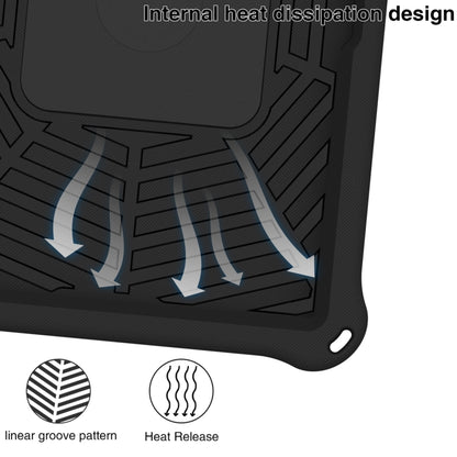 For Lenovo Tab M10 3rd Gen Spider King Silicone Protective Tablet Case(Black) by bashfashion