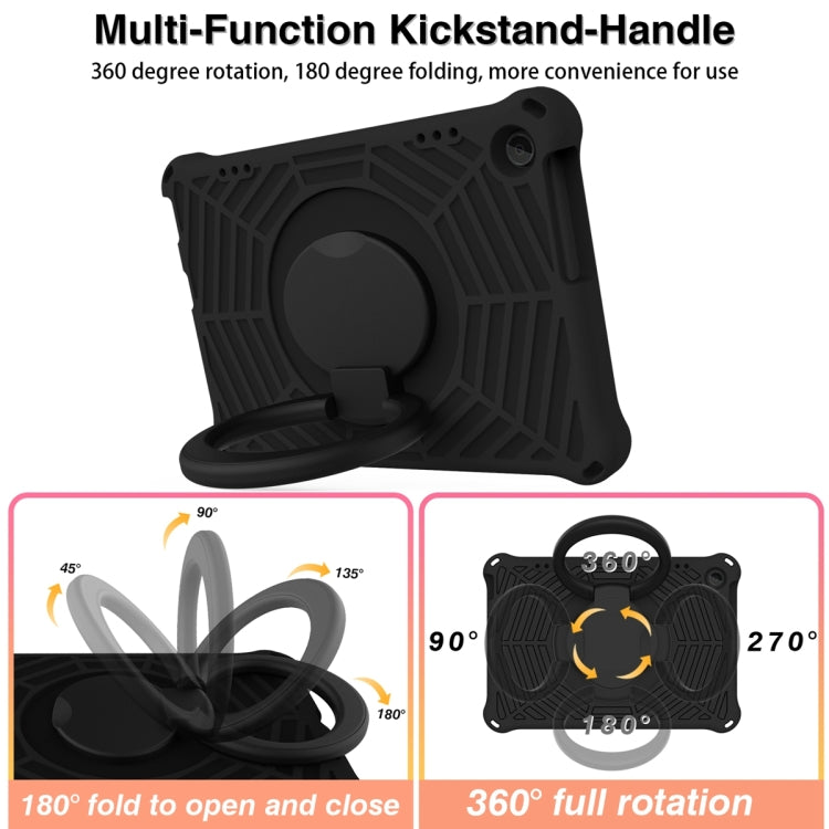 For Lenovo Tab M10 3rd Gen Spider King Silicone Protective Tablet Case(Black) by bashfashion