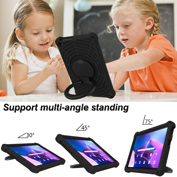 For Lenovo Tab M10 3rd Gen Spider King Silicone Protective Tablet Case(Black) by bashfashion