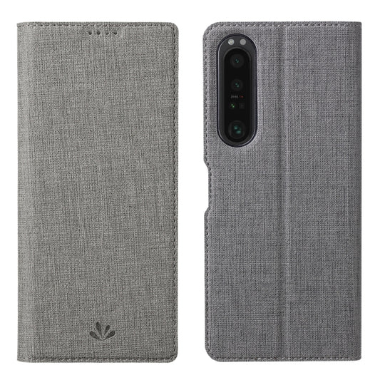 For Sony Xperia 1 V ViLi DMX Series Shockproof Magnetic Leather Phone Case(Grey) by ViLi