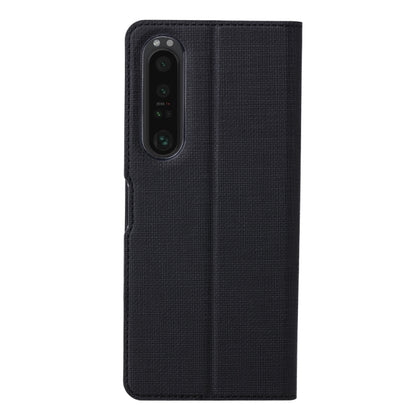 For Sony Xperia 1 V ViLi DMX Series Shockproof Magnetic Leather Phone Case(Black) by ViLi
