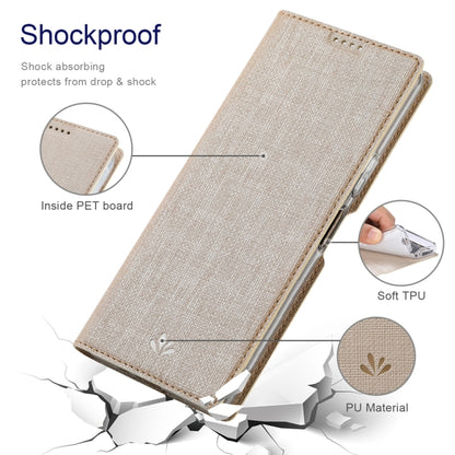 For Sony Xperia 10 V ViLi DMX Series Shockproof Magnetic Leather Phone Case(Gold) by ViLi