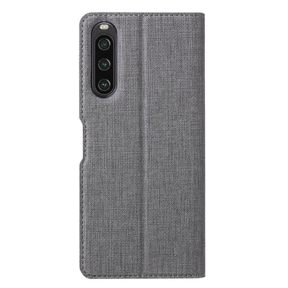 For Sony Xperia 10 V ViLi DMX Series Shockproof Magnetic Leather Phone Case(Grey) by ViLi