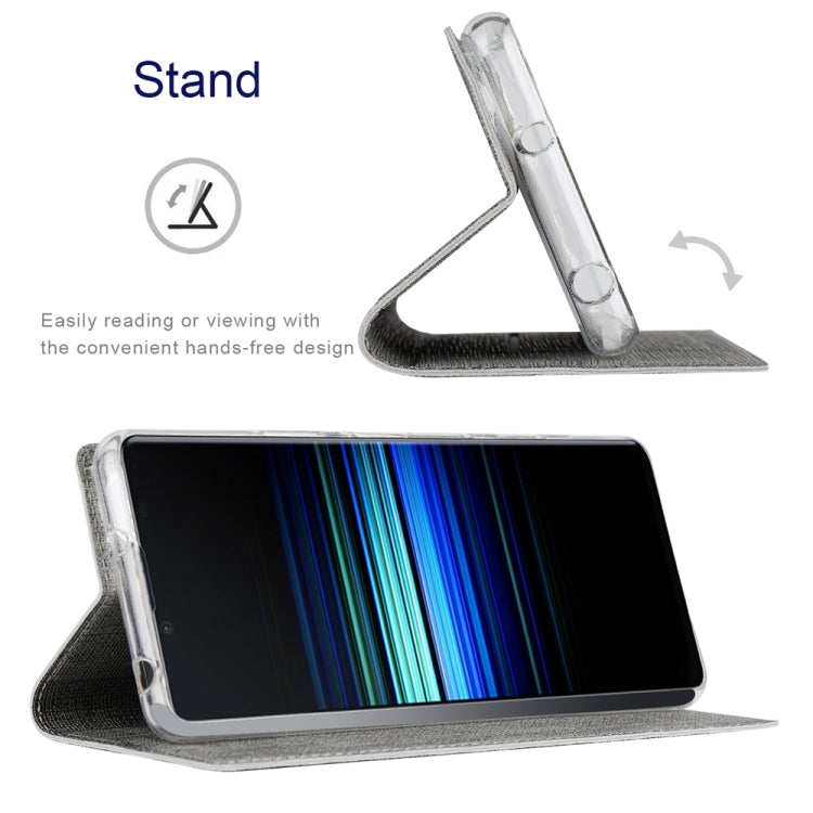 For Sony Xperia 10 V ViLi DMX Series Shockproof Magnetic Leather Phone Case(Grey) by ViLi