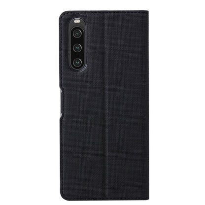 For Sony Xperia 10 V ViLi DMX Series Shockproof Magnetic Leather Phone Case(Black) by ViLi