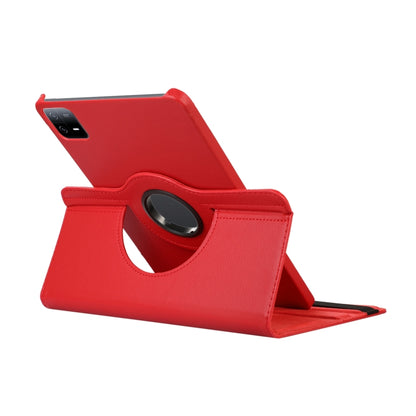 For Xiaomi Pad 6 / Pad 6 Pro 360 Degree Rotation Litchi Texture Leather Tablet Case(White) by bashfashion