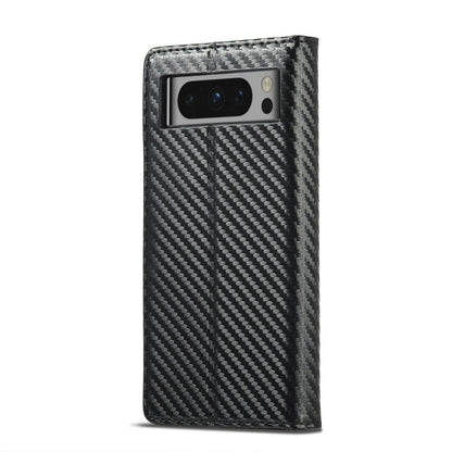 For Google Pixel 8 Pro LC.IMEEKE Carbon Fiber Leather Phone Case(Vertical Black) by LC.IMEEKE