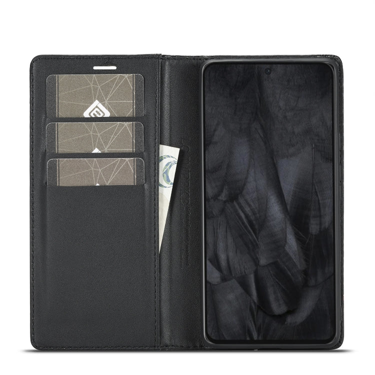 For Google Pixel 8 Pro LC.IMEEKE Carbon Fiber Leather Phone Case(Vertical Black) by LC.IMEEKE