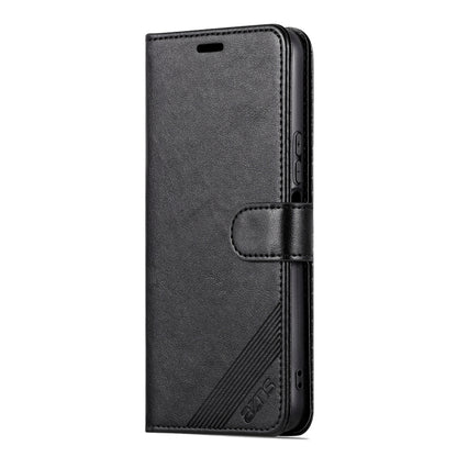 For Honor 70 Lite AZNS Sheepskin Texture Flip Leather Phone Case(Black) by AZNS
