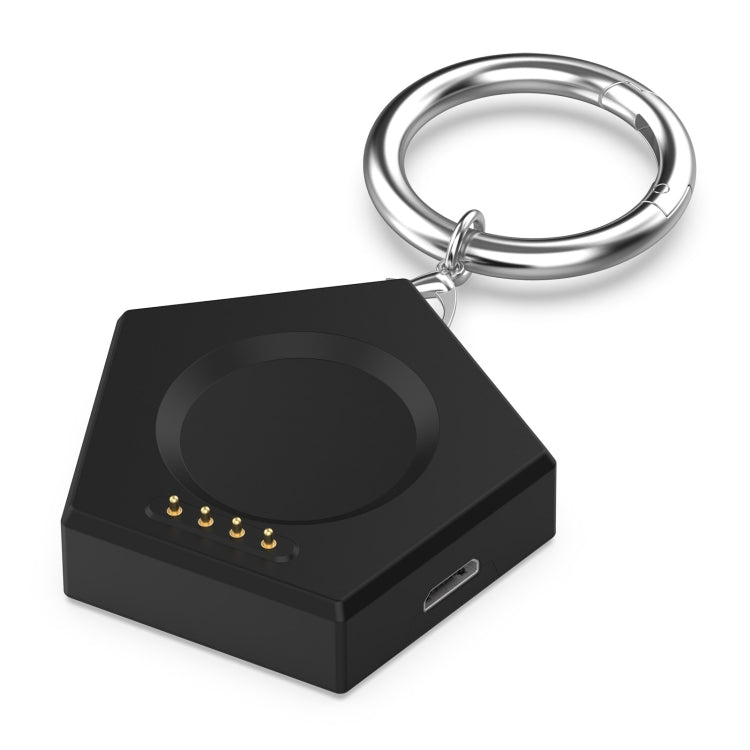 For OPPO Watch 4 Pro / 3 / 3 Pro Portable Universal Smart Watch Charger, Port:Micro-USB(Black) by bashfashion