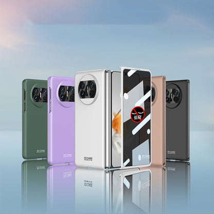 For Huawei Mate X3 GKK Peep-proof Integrated Ultra-thin Full Coverage Phone Flip Case(Black) by GKK