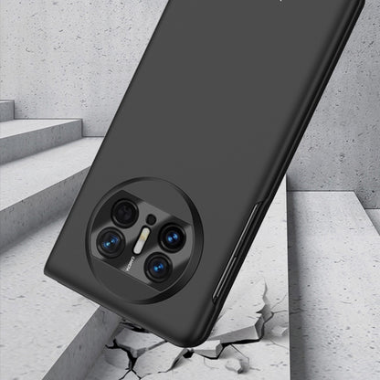 For Huawei Mate X3 GKK Peep-proof Integrated Ultra-thin Full Coverage Phone Flip Case(Black) by GKK