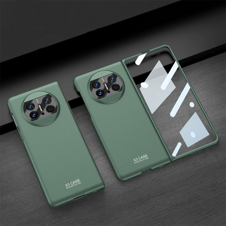 For Huawei Mate X3 GKK Integrated Ultra-thin Full Coverage Phone Flip Case(Green) by GKK