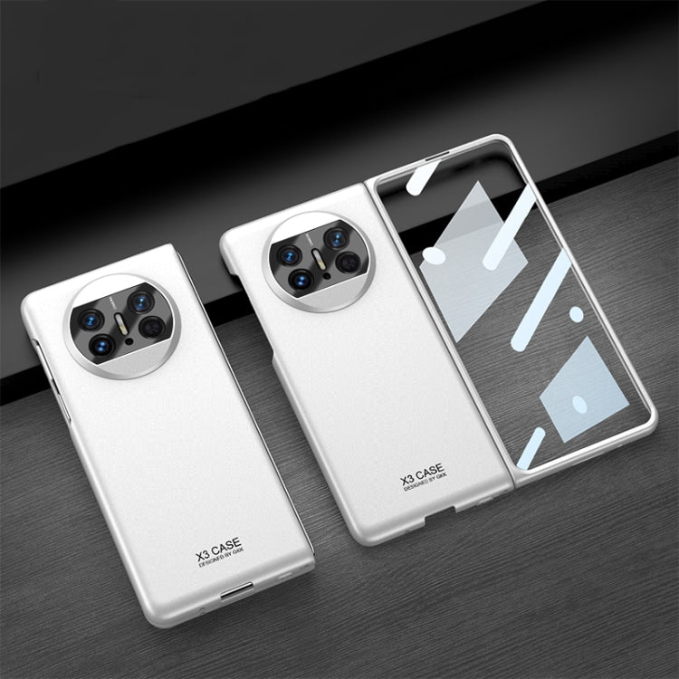 For Huawei Mate X3 GKK Integrated Ultra-thin Full Coverage Phone Flip Case(Silver) by GKK
