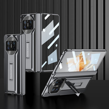 For Huawei Mate X3 GKK Integrated Magnetic Folding Supercar Phone Case(Black) by GKK