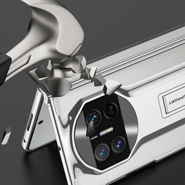 For Huawei Mate X3 GKK Integrated Magnetic Folding Supercar Phone Case(Silver) by GKK