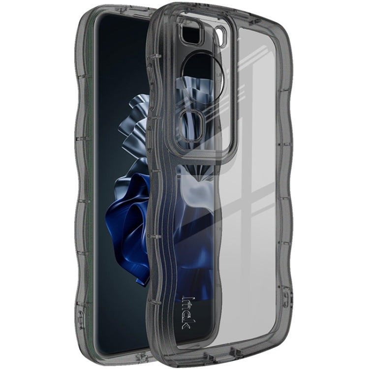 For Huawei P60 / P60 Pro IMAK UX-8 Series Shockproof TPU Phone Case(Transparent Black) by imak