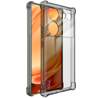 For ZTE nubia Z50 Ultra 5G imak Shockproof Airbag TPU Phone Case(Transparent Black) by imak