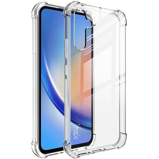 For Samsung Galaxy A34 5G imak Shockproof Airbag TPU Phone Case(Transparent) by imak