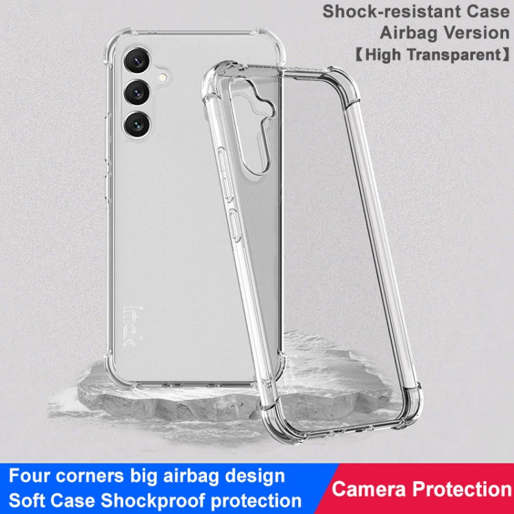 For Samsung Galaxy A34 5G imak Shockproof Airbag TPU Phone Case(Transparent) by imak