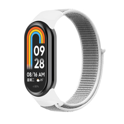 For Xiaomi Mi Band 8 Loop Nylon Watch Band(Seashell Color) by bashfashion
