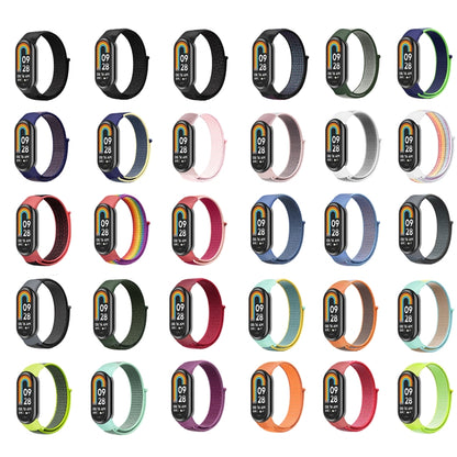 For Xiaomi Mi Band 8 Loop Nylon Watch Band(Black) by bashfashion