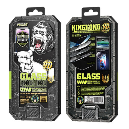 For iPhone 14 Pro Max WK WTP-067 King Kong Vacha 9D Curved Privacy Tempered Glass Film(Black) by WK