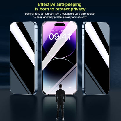 For iPhone 13 Pro WK WTP-067 King Kong Vacha 9D Curved Privacy Tempered Glass Film(Black) by WK