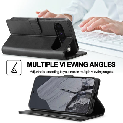 For Google Pixel 9 Pro XL LC.IMEEKE Calf Texture Flip Leather Phone Case(Black) by LC.IMEEKE