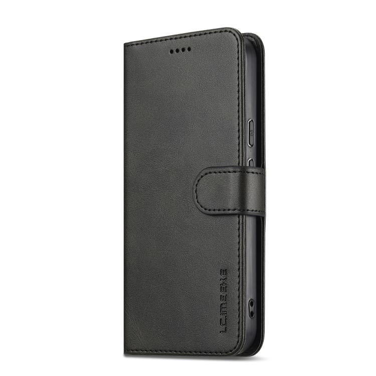For Google Pixel 9a LC.IMEEKE Calf Texture Flip Leather Phone Case(Black) by LC.IMEEKE