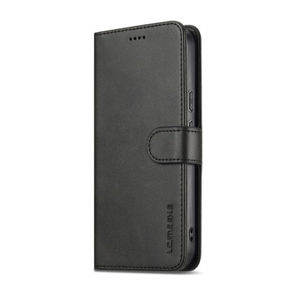 For Google Pixel 9a LC.IMEEKE Calf Texture Flip Leather Phone Case(Black) by LC.IMEEKE