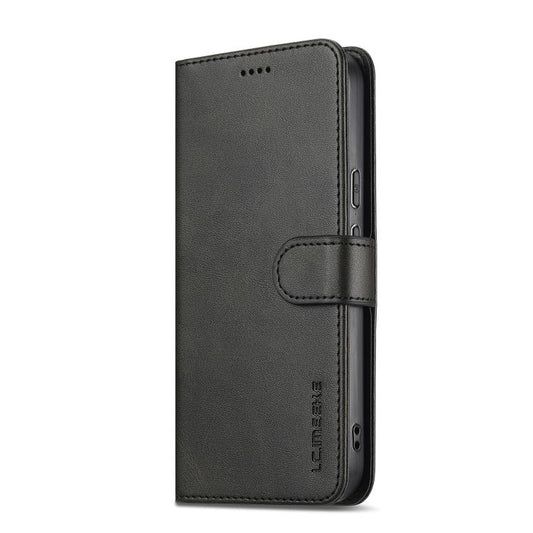 For Google Pixel 9a LC.IMEEKE Calf Texture Flip Leather Phone Case(Black) by LC.IMEEKE