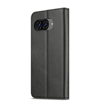 For Google Pixel 9a LC.IMEEKE Calf Texture Flip Leather Phone Case(Black) by LC.IMEEKE