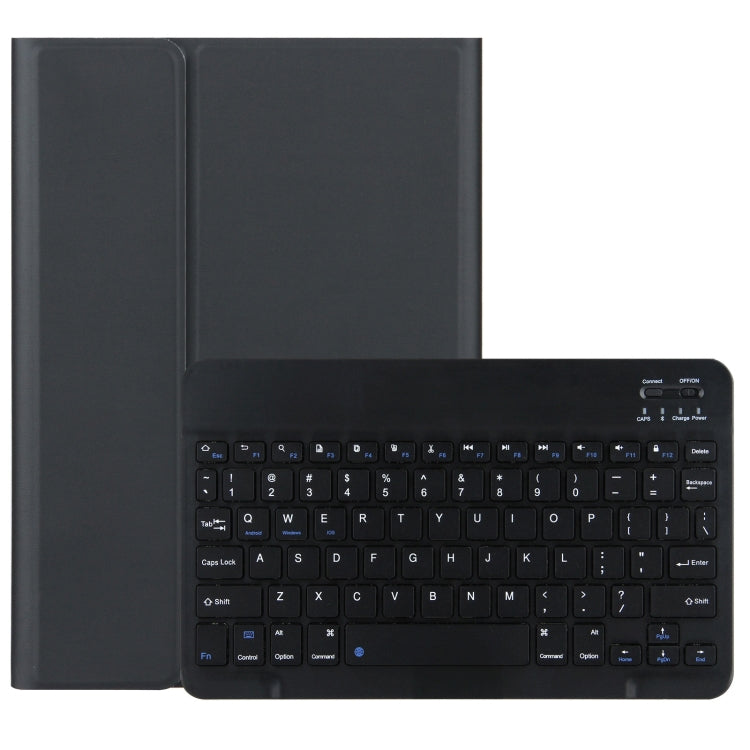 For Lenovo Tab M10 3rd Gen TB-328XU Bluetooth Keyboard Leather Tablet Case(Black) by bashfashion